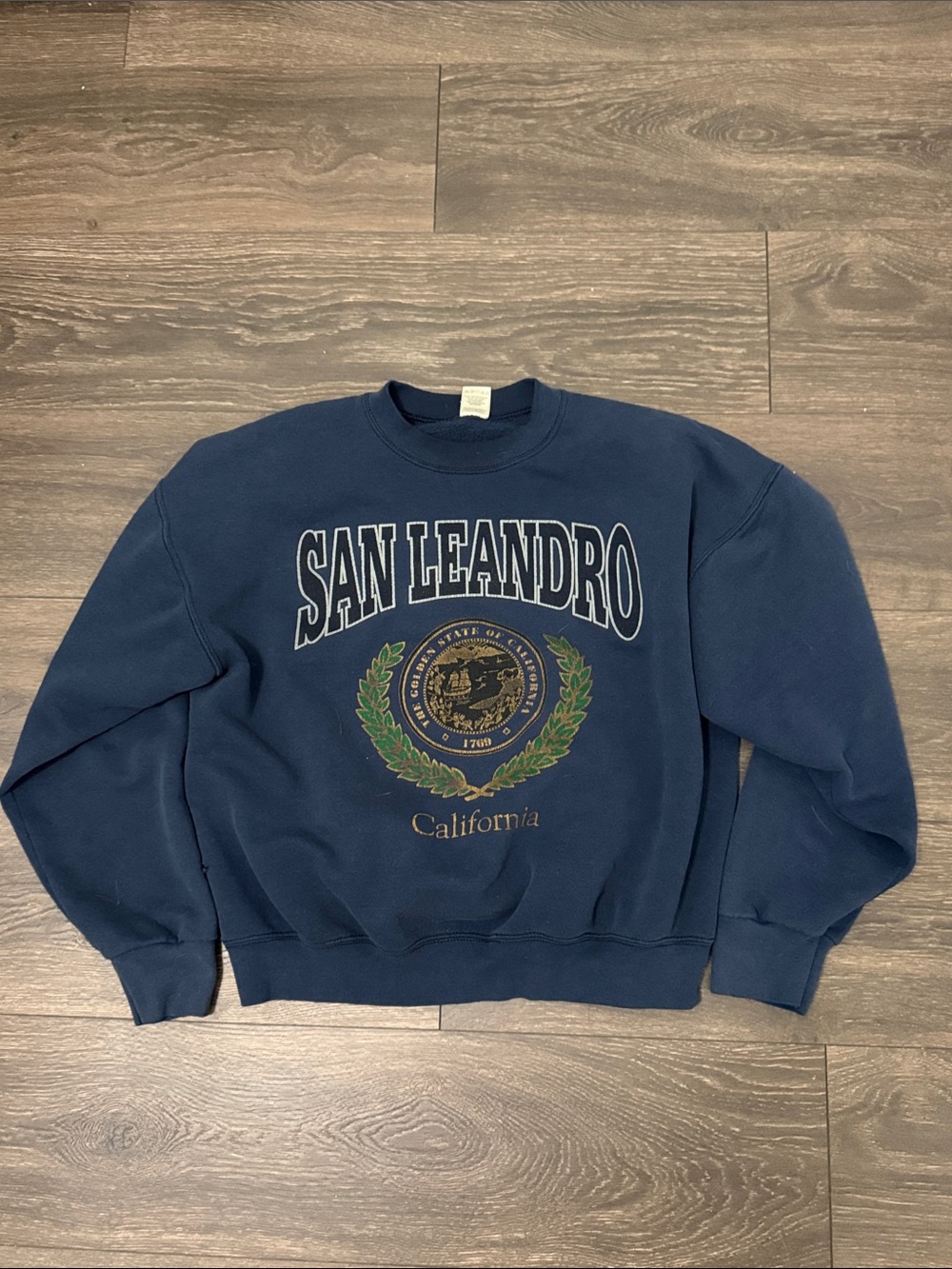 Vintage San Leandro California Crewneck Sweatshirt
